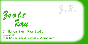 zsolt rau business card